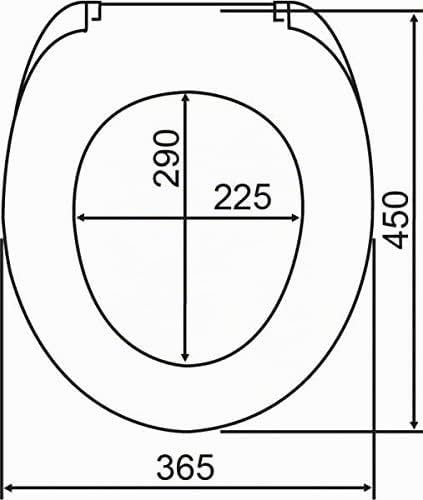 WENKO Premium WC-Sitz Spirit, High Gloss Oberfläche, Toilettendeckel mit Absenkautomatik, aus bruchs