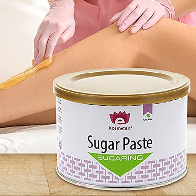 Sugaring Paste Set Kosmetex, Zuckerpaste Haarentfernung zum Zuckern, 3x 550g Soft - Medium - Strong