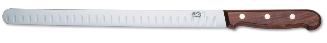 Victorinox, 5.4120.30, Wood, Lachsmesser, Extra scharfe Klinge, mit Kullenschliff, mit edlem Holzgri