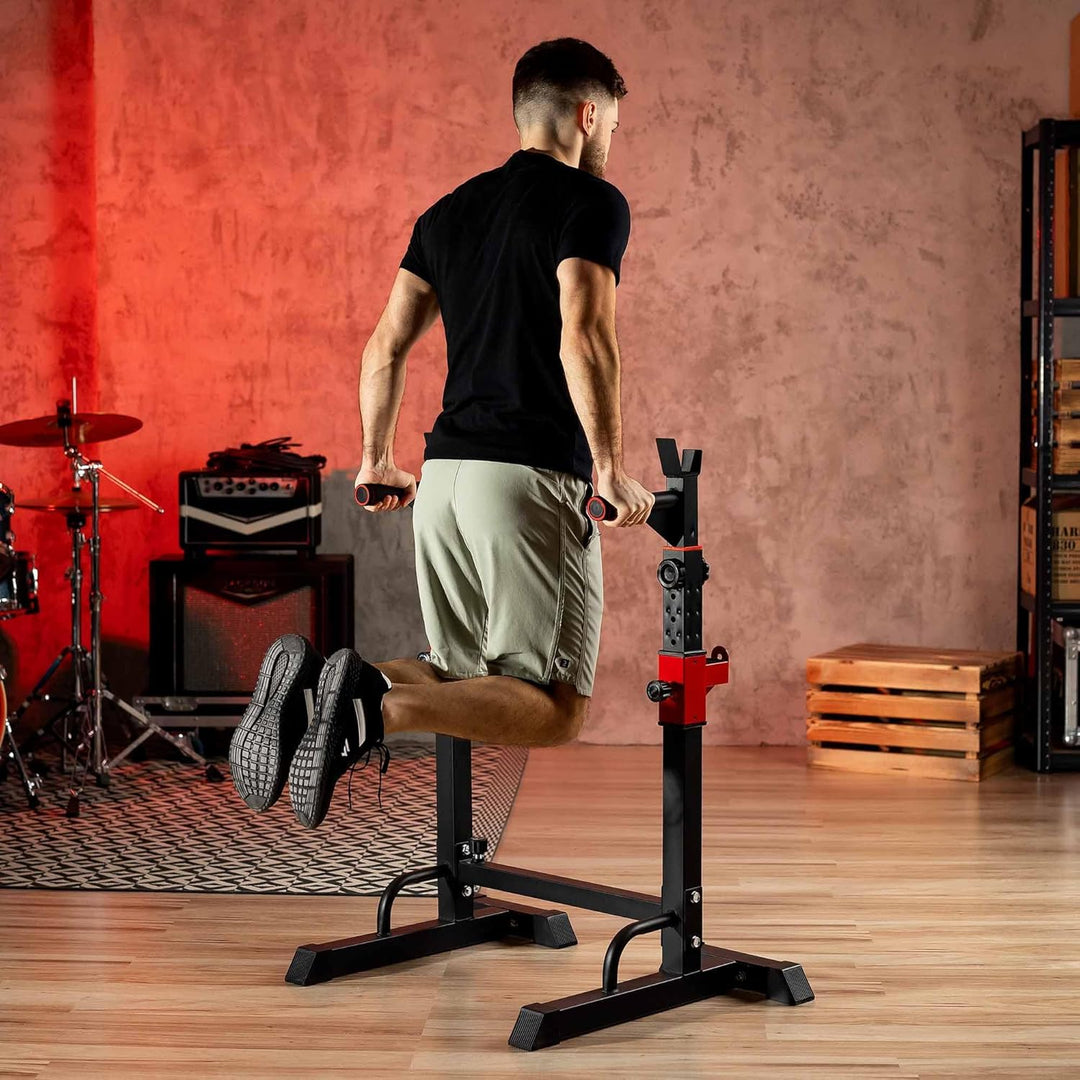 Hop-Sport verstellbare Hantelablage für Langhantel HS-1004L – Squat Rack Kniebeugenständer bis 250kg