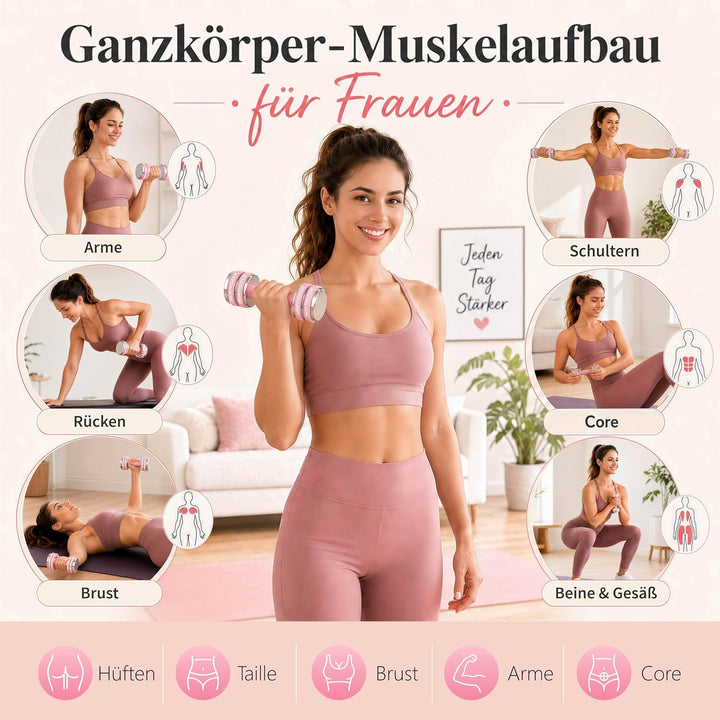 Northdeer Stahl Kurzhanteln - Ultrakompakte Einstellbare Hanteln 2,5kg 5kg 7,5kg 10kg 15kg 25kg mit