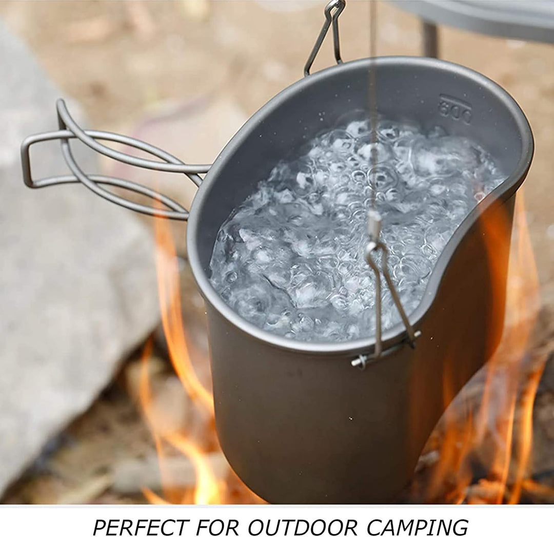 Titan Canteen Unordnung Kit Mittagessen mit faltbarem Griff Hängering tragbar für Outdoor Camping Wa