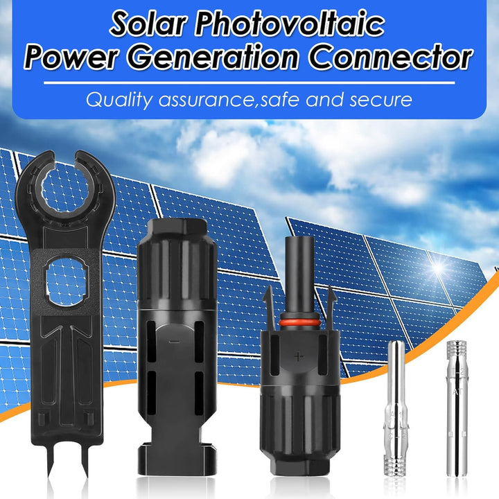 22 Paar Solarstecker,Selizo IP67 Stecker Solarpanel Stecker Männlich/Weiblich Solarpanel Kabelstecke