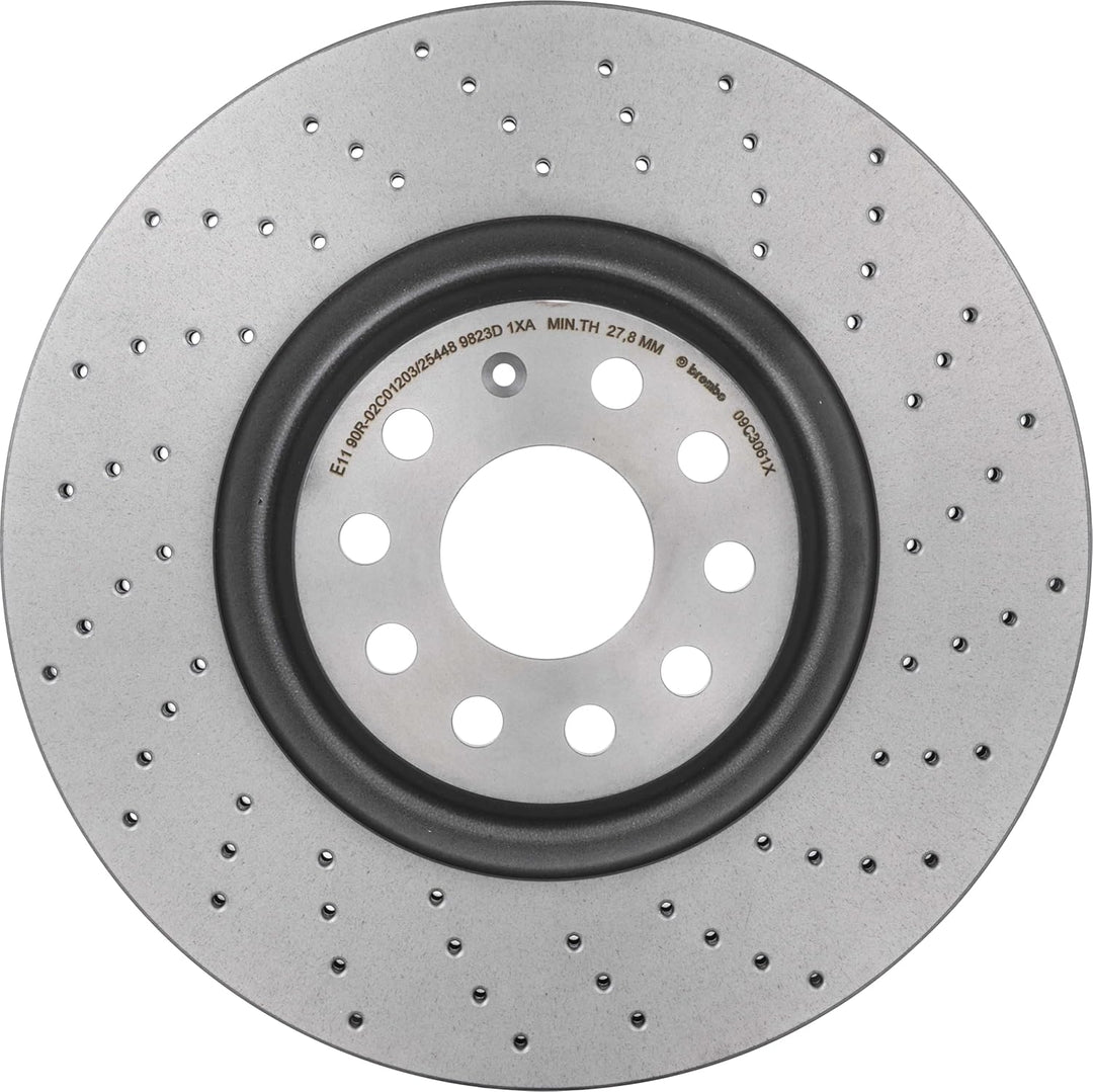 Brembo Bremsscheiben Vorne Gelocht/Innenbel. 2X Ø 340Mm | 09.C306.1X