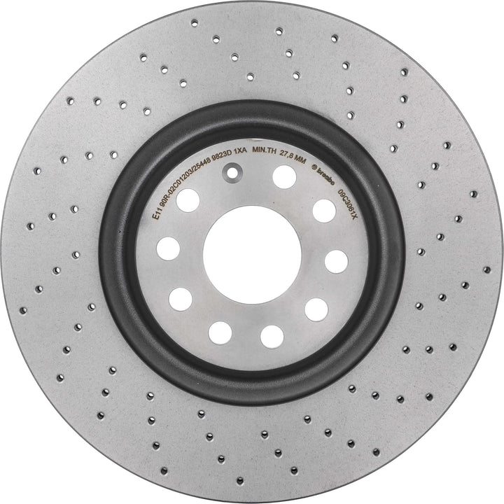 Brembo Bremsscheiben Vorne Gelocht/Innenbel. 2X Ø 340Mm | 09.C306.1X