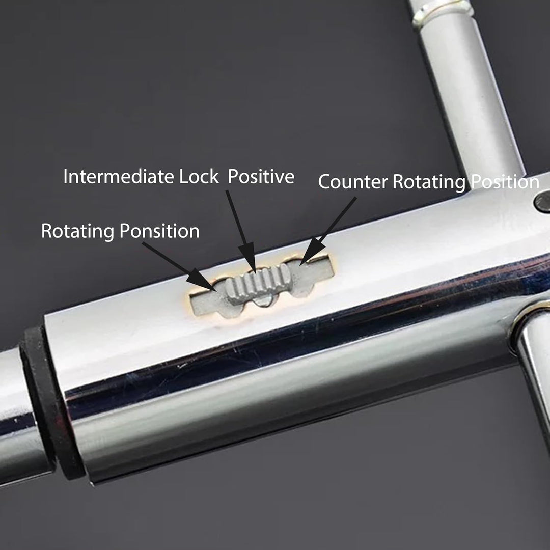 Gewindebohrer Verlängerung, Windeisen für Gewindebohrer, M5 - M12 Lang Werkzeughalter mit Gleitgriff