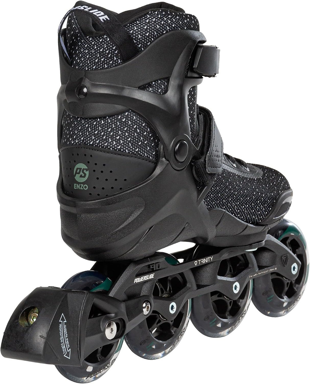 Powerslide Inline Skate Phuzion Enzo BW 90, für Fitness, für Damen und Herren 5, 5
