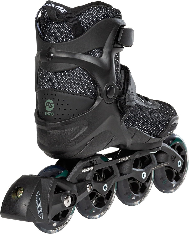 Powerslide Inline Skate Phuzion Enzo BW 90, für Fitness, für Damen und Herren 5, 5