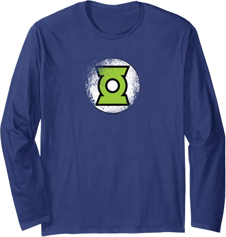 Green Lantern Destroyed Logo Langarmshirt
