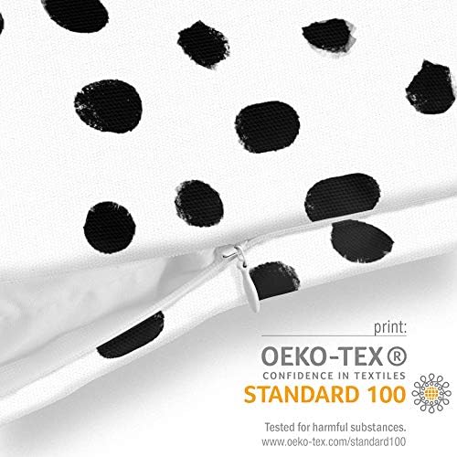 VOID Black Dots Kissenbezug Kissenhülle Sofakissen Kissen Deko Outdoor-Kissen Dekokissen, Kissen Grö