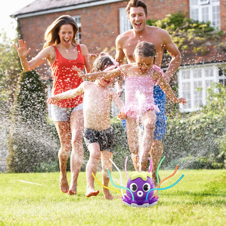 Wasserspielzeug Outdoor Spielzeug ab 3 4 5 6 7 8 Jahre Junge und Mädchen, Sprinkler Spiele für Kinde