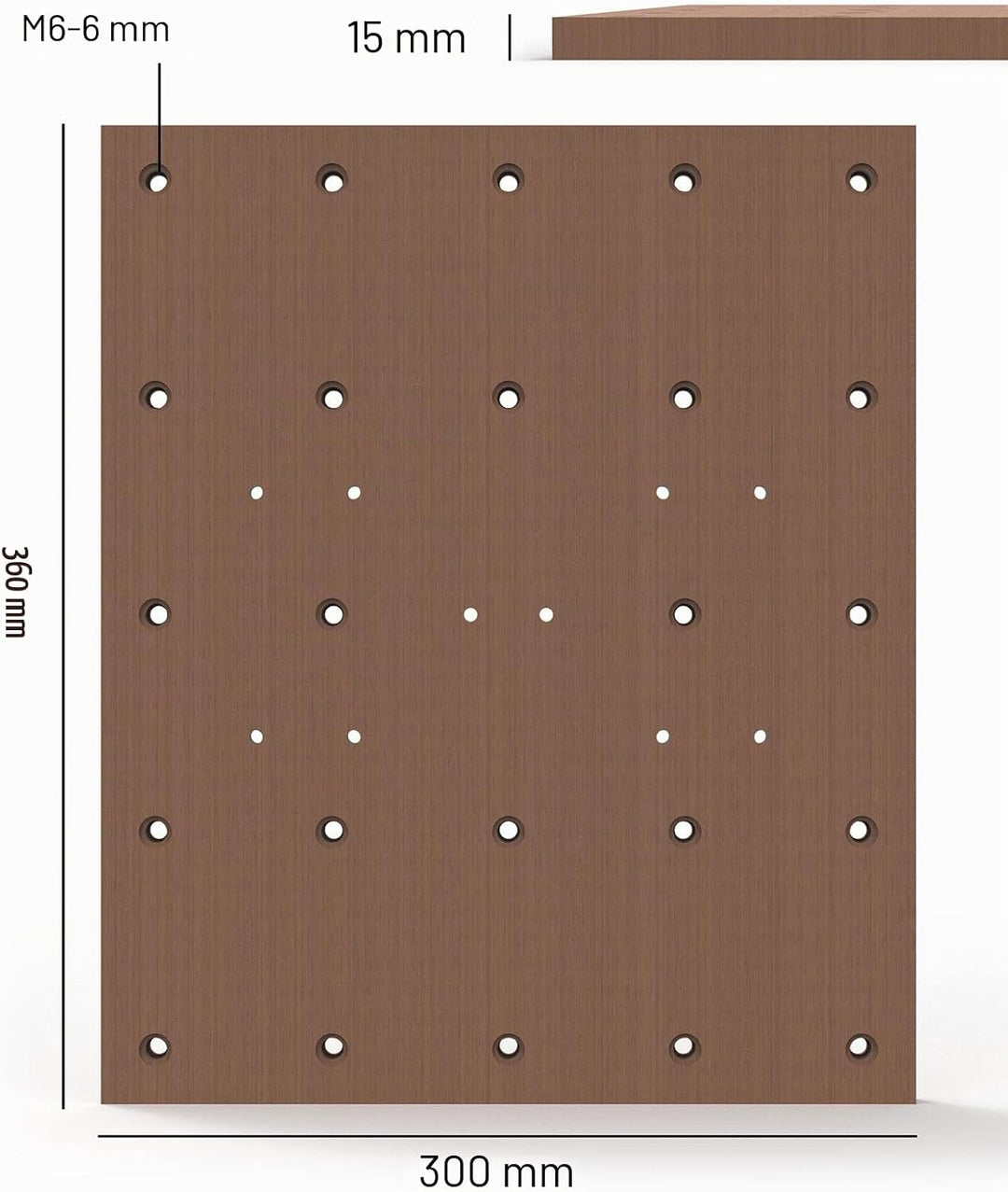 Genmitsu CNC 3018 Zubehür 3018 Upgrade MDF-Arbeitsplatte für 3040, Arbeit mit 3018 Y-Achse Erweiteru