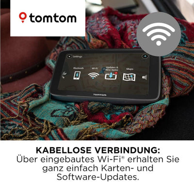 TomTom Navigationsgerät GO Classic (5 Zoll), Schwarz & Duales USB Auto-Schnellladegerät, 2,4 A pro A