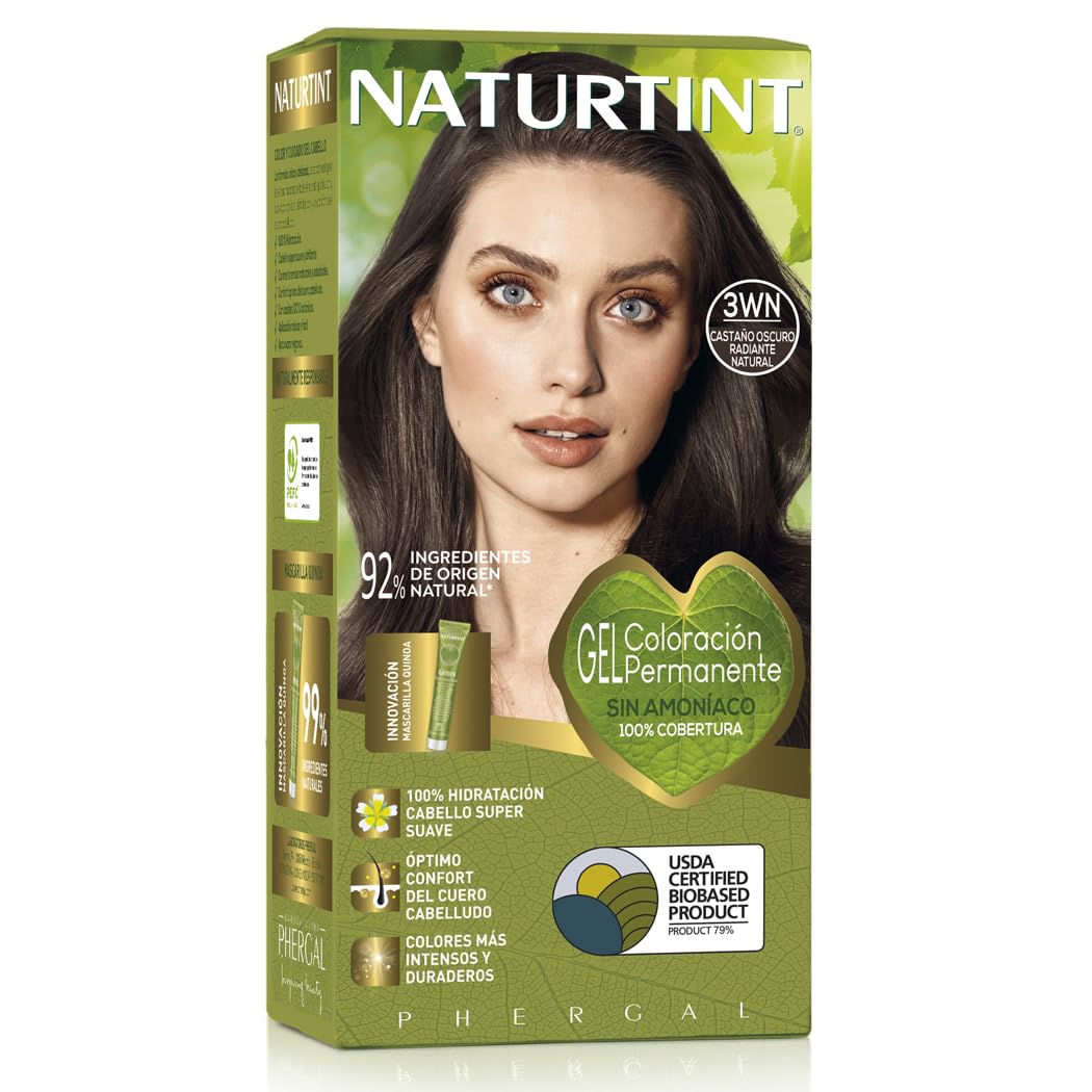 Naturtint | Haarfarbe Oohne Ammoniak | 3WN Strahlendes Natur Dunkelbraun | Hoher Anteil an natürlich