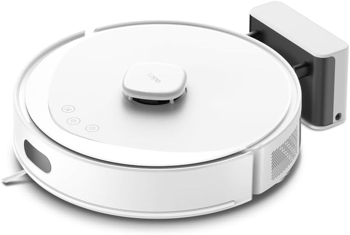 Tapo RV30 Max Saugroboter mit Wischfunktion, 5300Pa Ultra Starke Saugkraft, LiDAR+IMU Dual-Navigatio