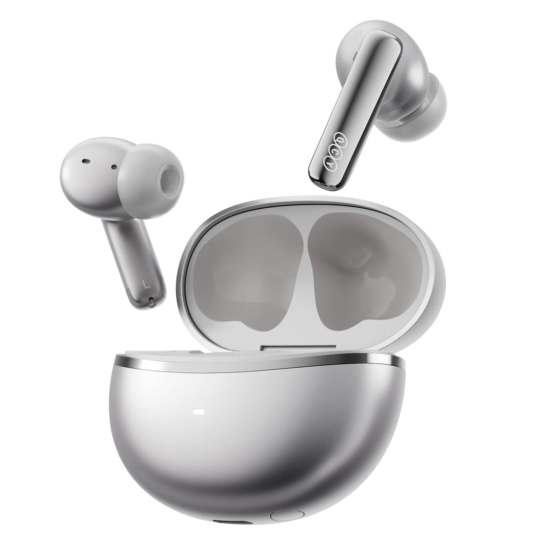 QCY MeloBuds N70 Bluetooth Kopfhörer mit Adaptive Hybride Geräuschunterdrückung,-56dB Noise Cancelli