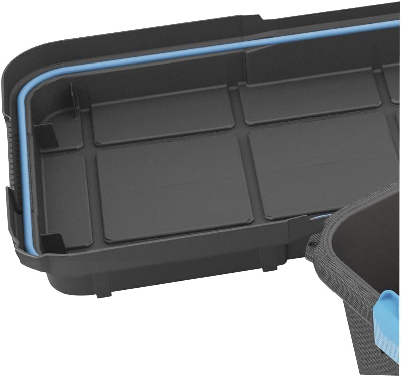 Kis Aufbewahrungsbox Scuba Box 43 Liter in schwarz-blau, Plastik, 59.5x39x34 cm