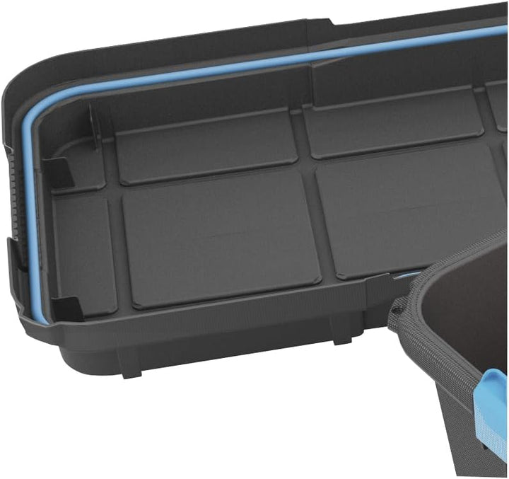 Kis Aufbewahrungsbox Scuba Box 43 Liter in schwarz-blau, Plastik, 59.5x39x34 cm