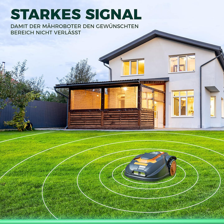 kanoo® Begrenzungskabel für Mähroboter – Universell kompatibel – Begrenzungsdraht aus Qualitätskupfe