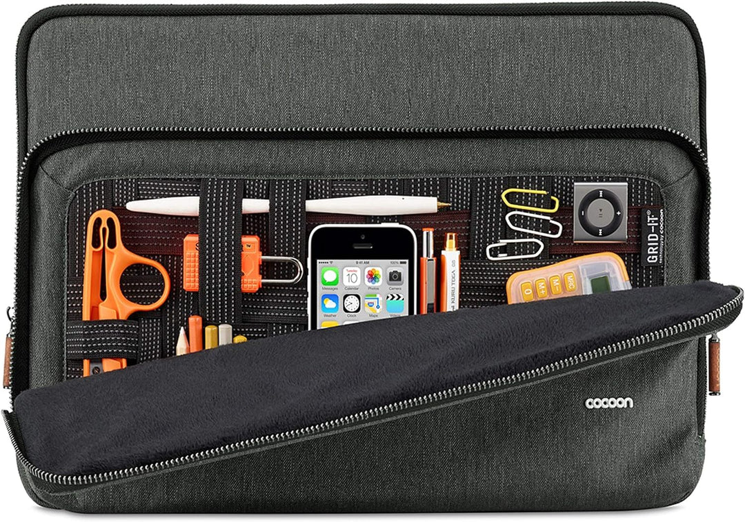 Cocoon GRAPHITE - Case and Organizer Macbook 15' , Business Bag , Fake Fur Padded , Laptop Protectio