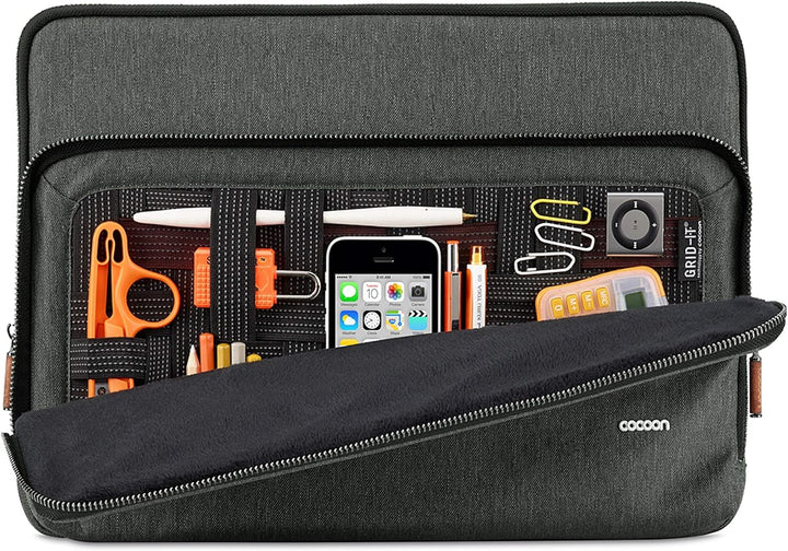 Cocoon GRAPHITE - Case and Organizer Macbook 15' , Business Bag , Fake Fur Padded , Laptop Protectio