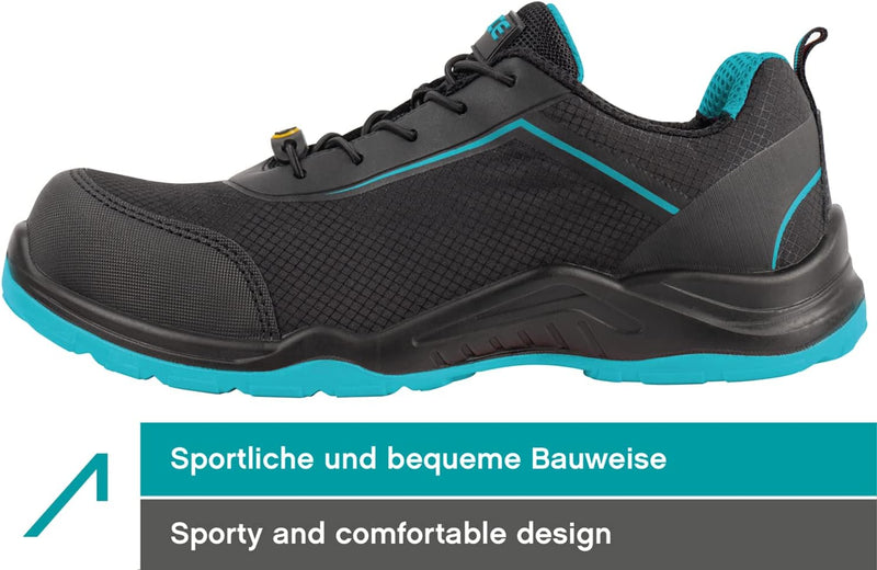 ACE Sapphire S1-P-Arbeitsschuh - Sicherheitsschuh mit Zehenkappe für Damen & Herren - super leicht 4