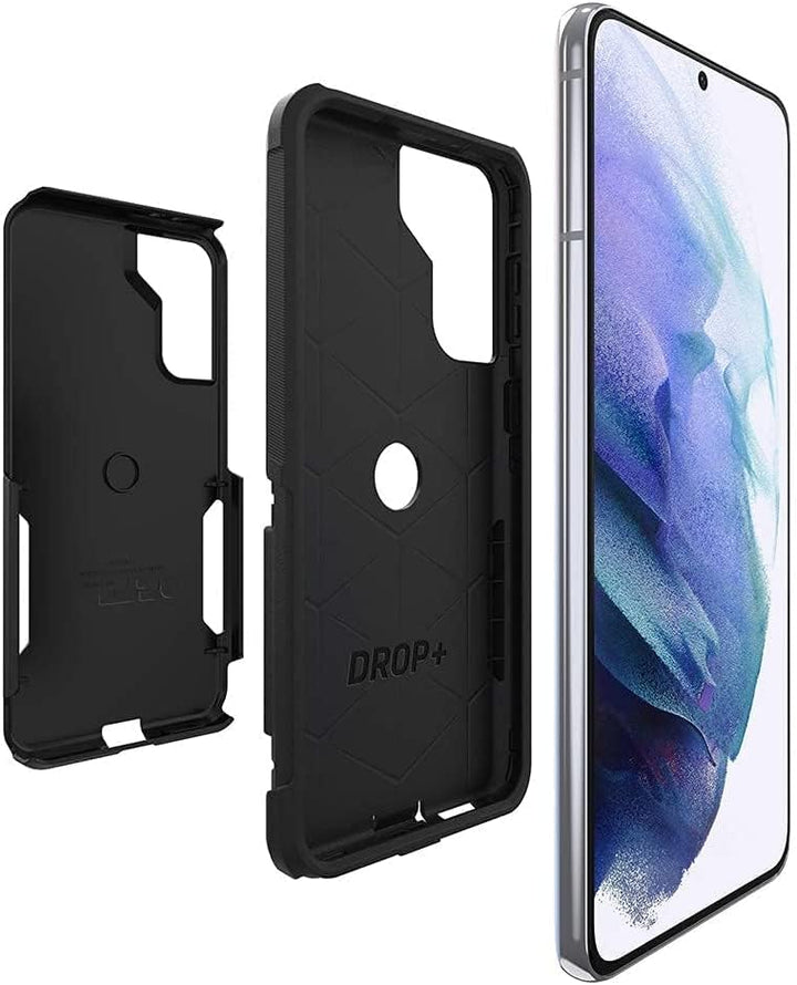 OtterBox Commuter Series Schutzhülle für Samsung Galaxy S21+ 5G, Schwarz, Schwarz