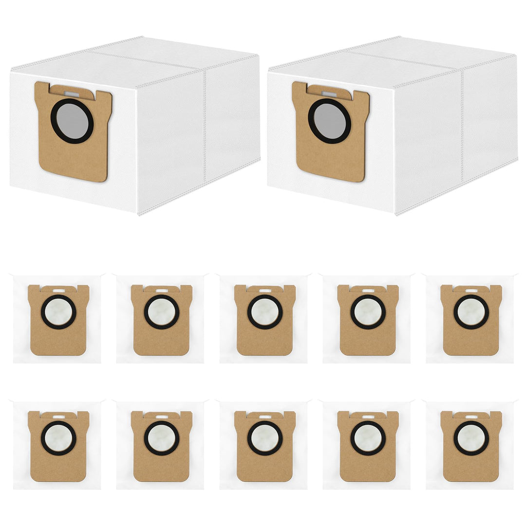 12 Stück Staubsaugerbeutel für Xiaomi X10+/X20+/Pro/Max/5/5 Pro für Dreame L20/L10s/L10/L10s Pro/L50