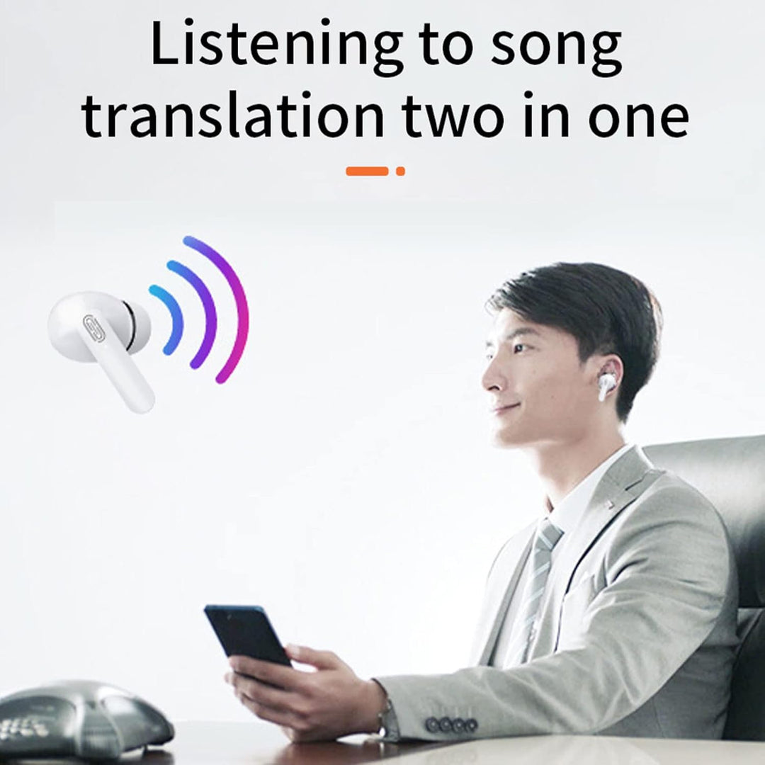 Y113 übersetzer Kopfhörer 114 Sprachen,Kopfhörer übersetzer Echtzeit,Kabellose Bluetooth 5.3-Ohrhöre
