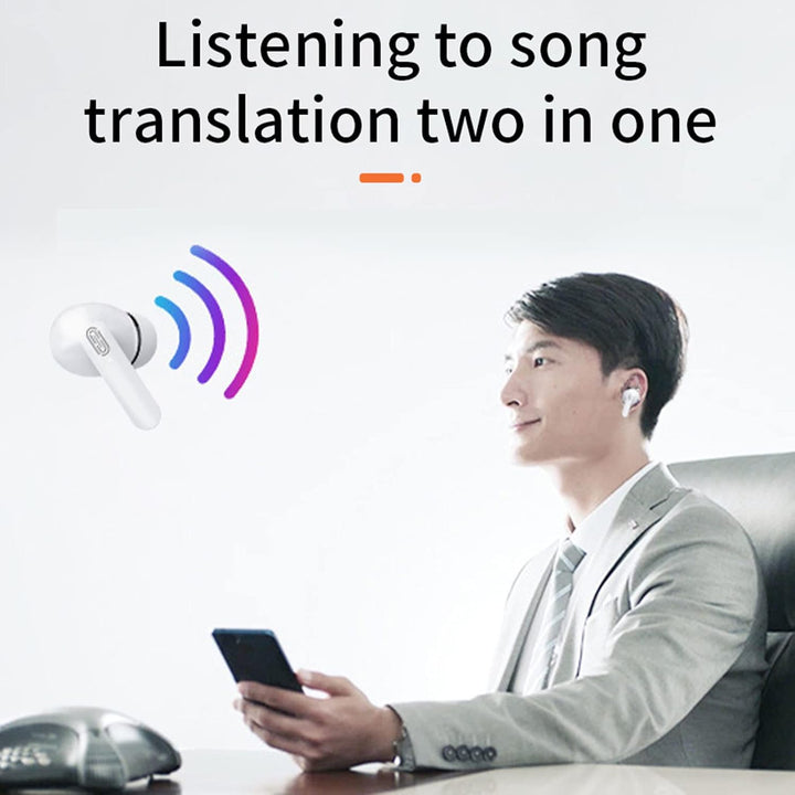 Y113 übersetzer Kopfhörer 114 Sprachen,Kopfhörer übersetzer Echtzeit,Kabellose Bluetooth 5.3-Ohrhöre