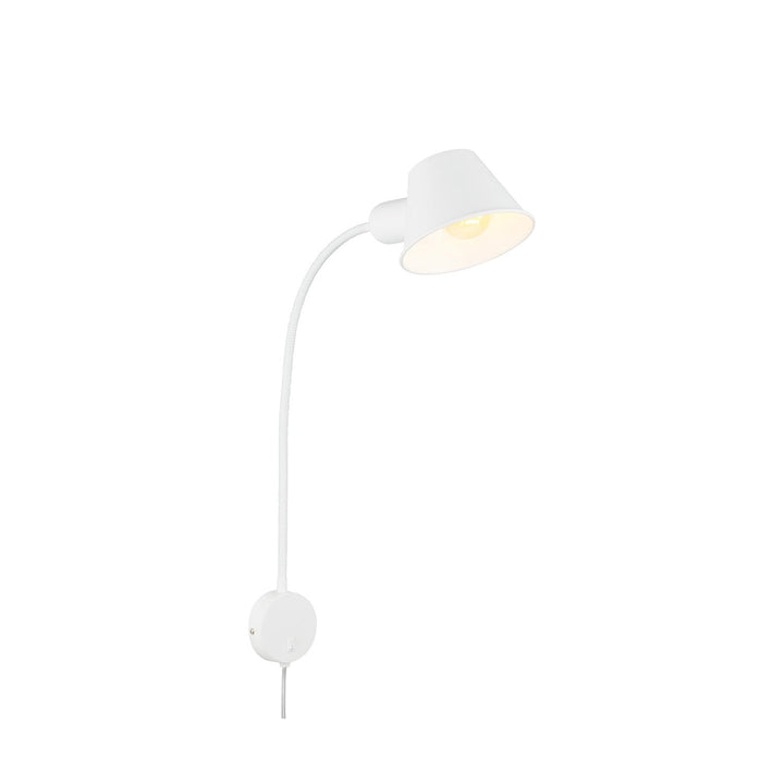 BRILONER Leuchten - Bettleuchte flexibel, Bettlampe verstellbar, Kippschalter, 1x E27 Fassung max. 1