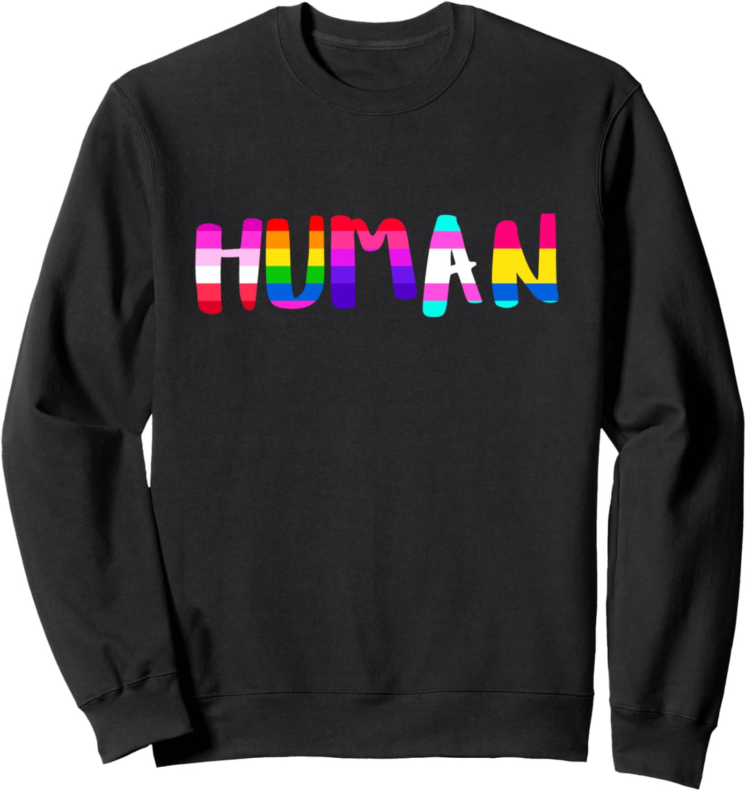 Regenbogenflagge Menschenrechte Gay Rights LGBTQ+ Pride Month Sweatshirt