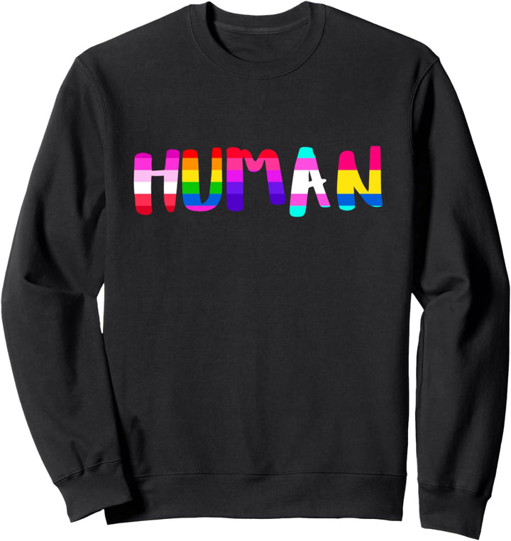 Regenbogenflagge Menschenrechte Gay Rights LGBTQ+ Pride Month Sweatshirt