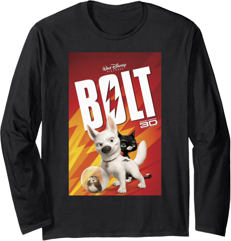 Disney Bolt Poster Langarmshirt