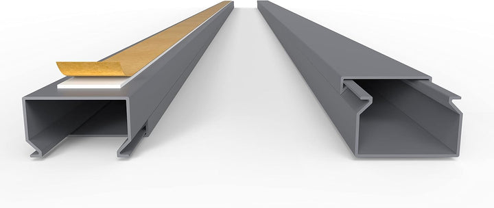 Kabelkanal Selbstklebend Pro mit Schaumklebeband, Kabelschacht 50m 25x16mm - 50x1m, Gray - Grau 50m