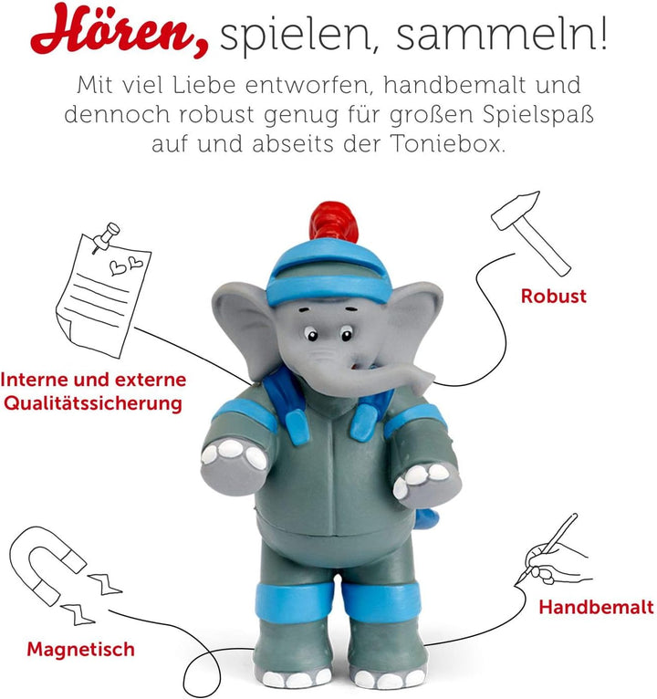 tonies Hörfiguren für Toniebox, Benjamin Blümchen – Benjamin Blümchen als Ritter, Hörspiel für Kinde