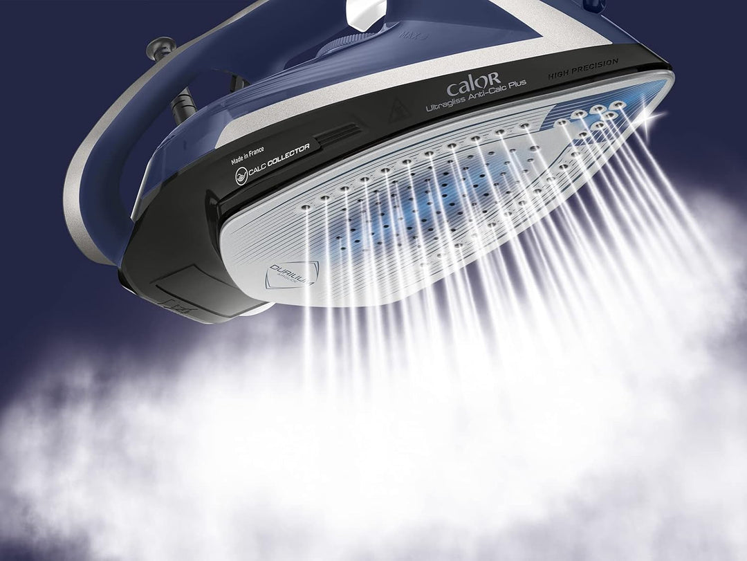 Calor Ultragliss Anti-Calc Plus Dampfbügeleisen, 2800 W, abnehmbarer Kalksammler, 50 g/min Dauerdamp