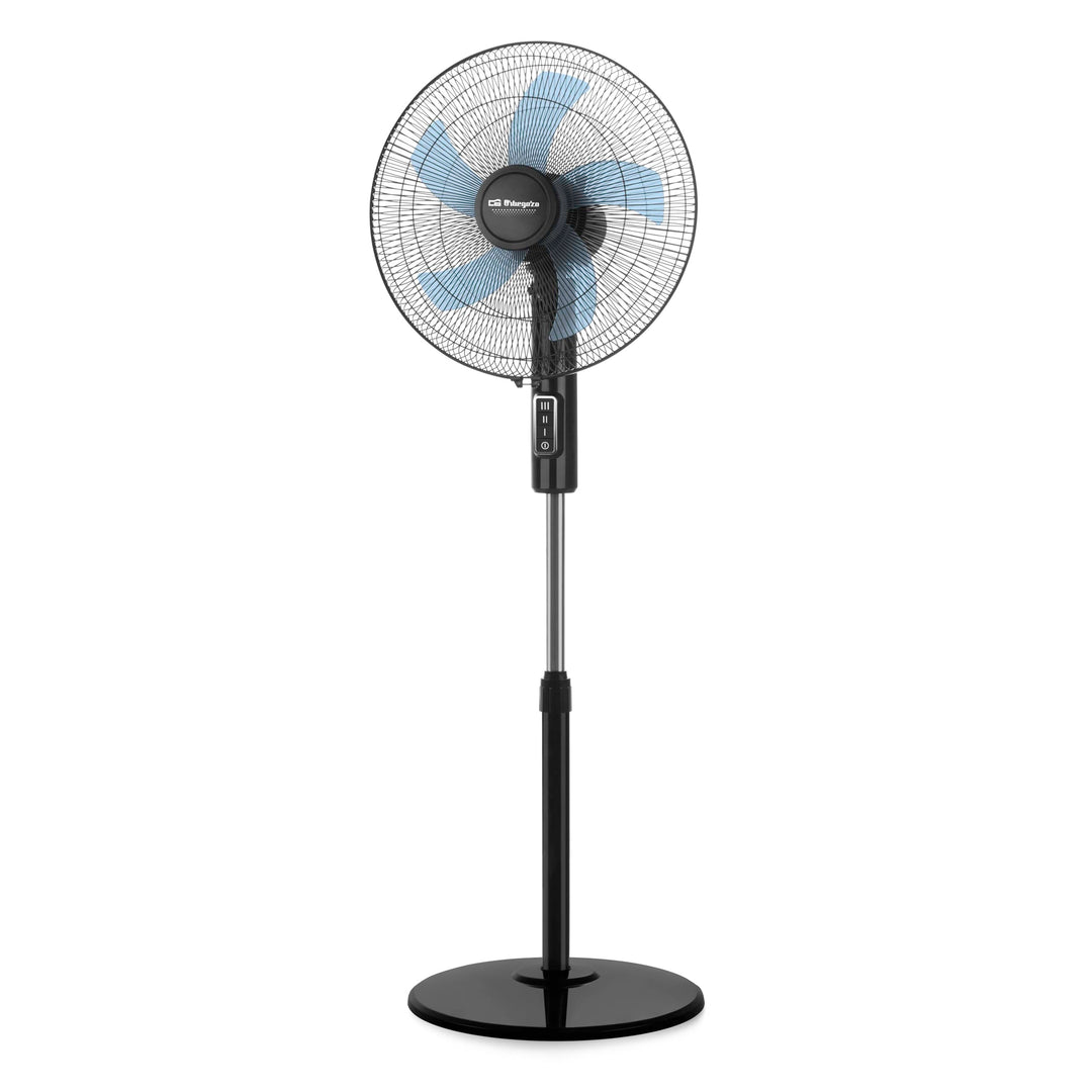 Orbegozo SF 1140 Standventilator, 3 Geschwindigkeiten, leise, schwenkbarer Schwenkkopf, höhenverstel