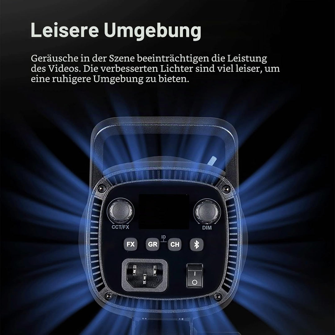 Godox SL60IID 6500K White LED Video Light 8 FX Effects, Silent Mode, 0%~100% Brightness Adjustment f