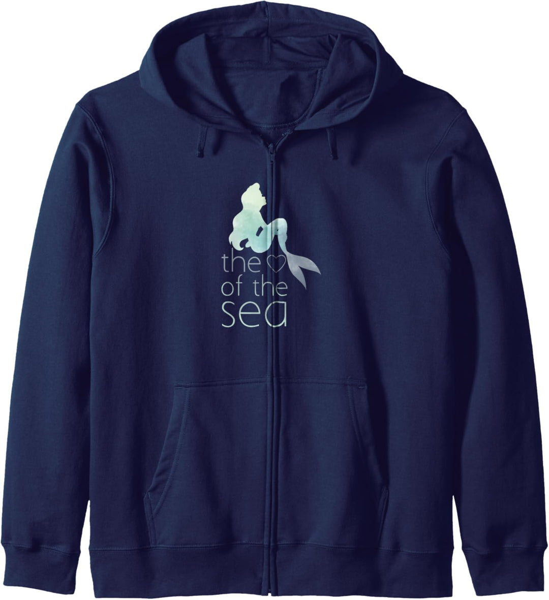 Disney Little Mermaid Heart Of The Sea Watercolor Kapuzenjacke