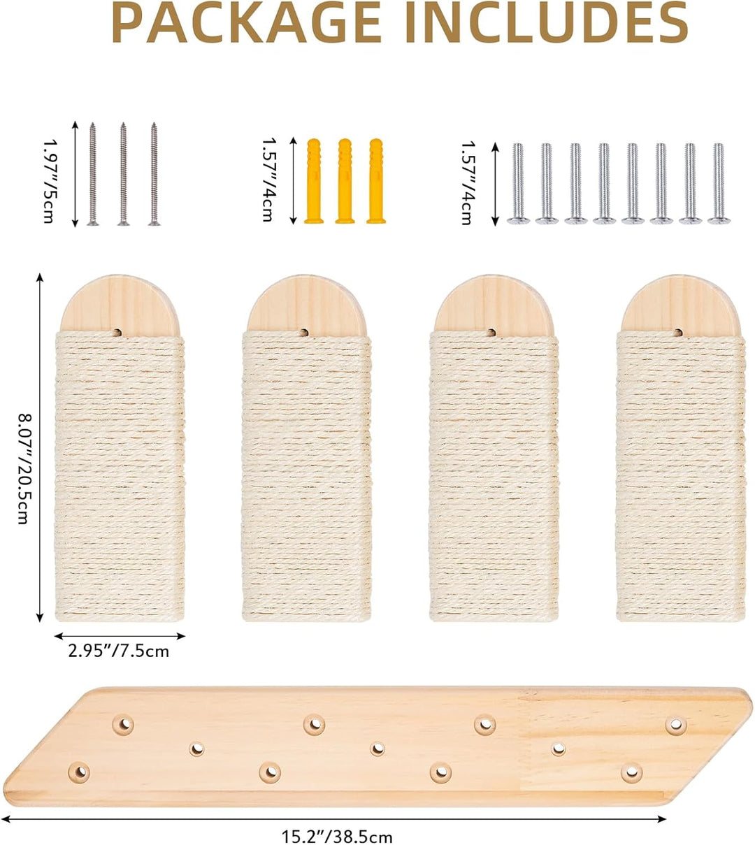 DaizySight Katzentreppe Wand Klettern Katzenleiter Katzen Möbel Innen Kletterwand Katzenmöbel Wandel