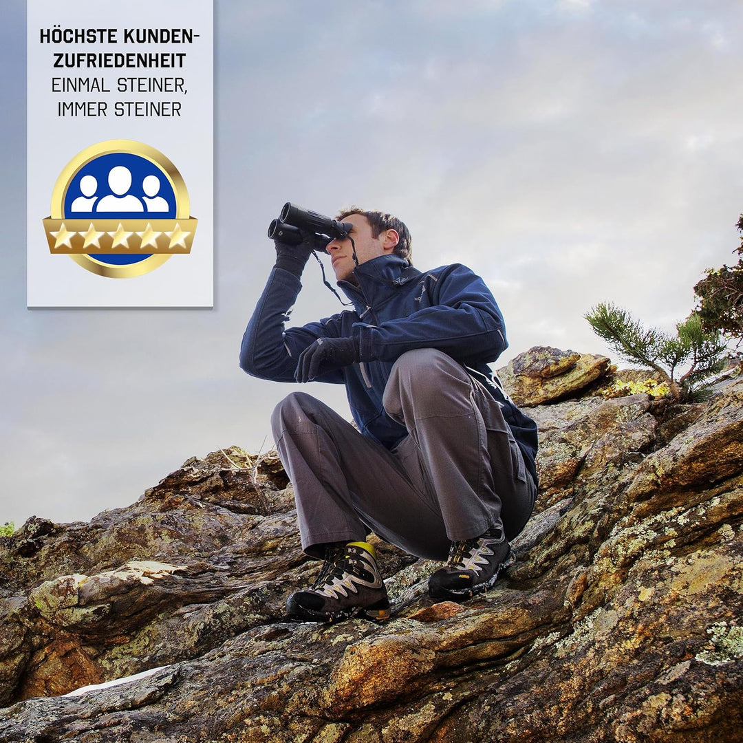 STEINER Fernglas Wildlife 8x24 - Deutsche Qualitätsoptik, Scharfe Und Kontrastreiche Bilder, kompakt