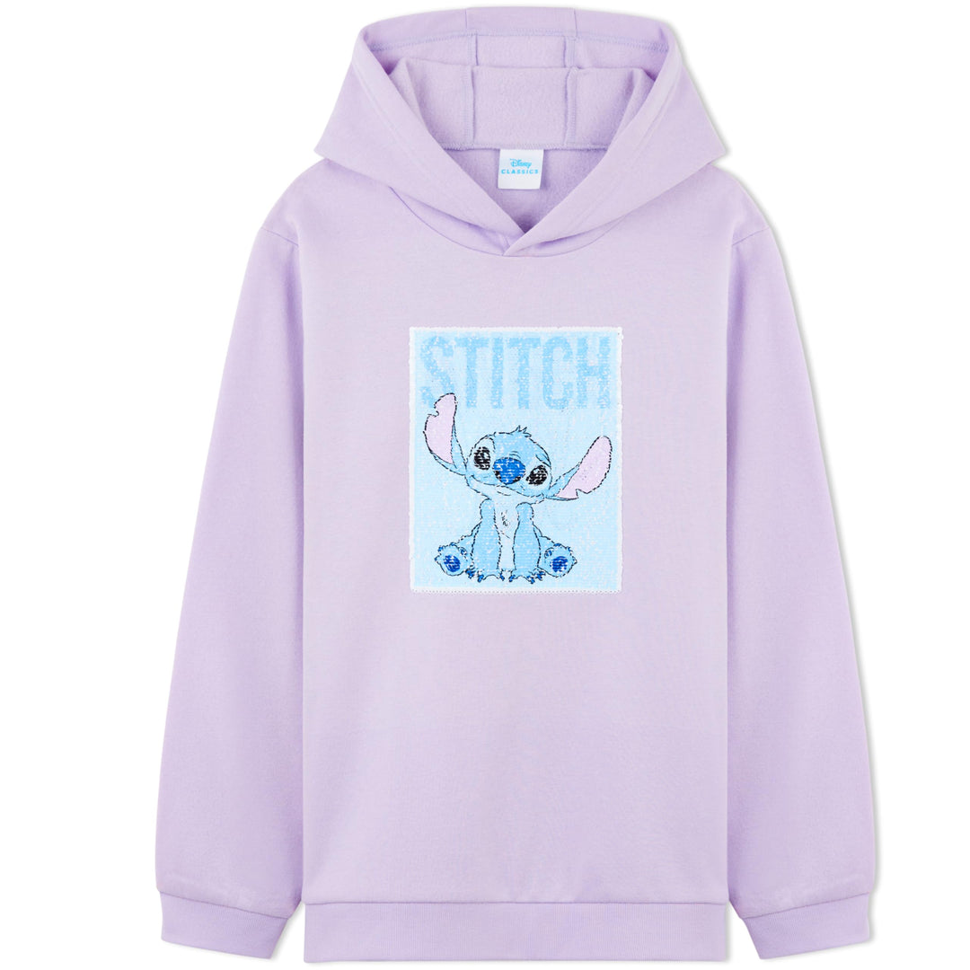 Disney Stitch Pullover Mädchen, Jungen &amp; Teens, Atmungsaktiv Kinder Hoodie Kuschelig mit Wendbarem P