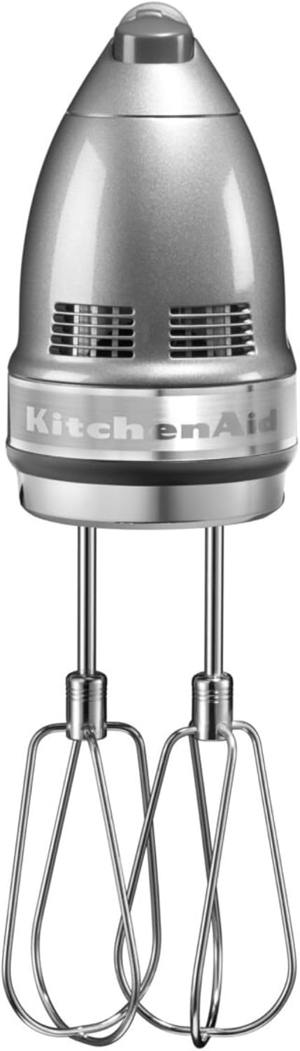KitchenAid 5KHM9212ECU Handrührgerät, silber Kontur Silber, Kontur Silber