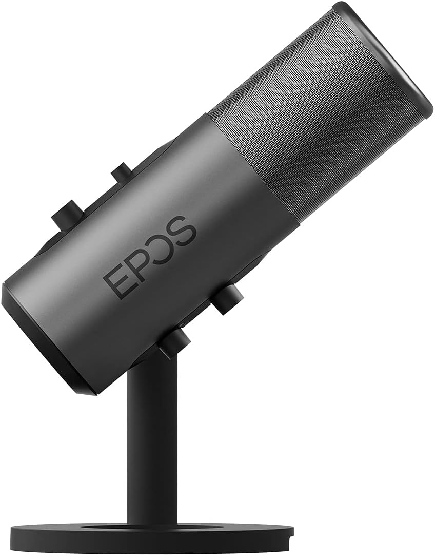 EPOS Gaming B20 Streaming-Mikrofon – 2,9-m-Kabel USB-C-Computermikrofon für PC- und Laptop-Verbindun