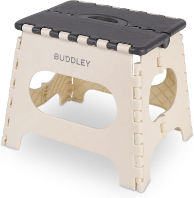 BUDDLEY Klapphocker, Faltbarer Hocker, Klapphocker, Klappbarer Hocker, Caravanhocker, Küchenhocker,