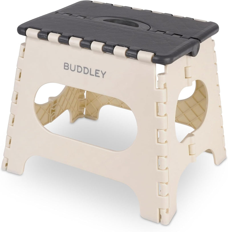 BUDDLEY Klapphocker, Faltbarer Hocker, Klapphocker, Klappbarer Hocker, Caravanhocker, Küchenhocker,
