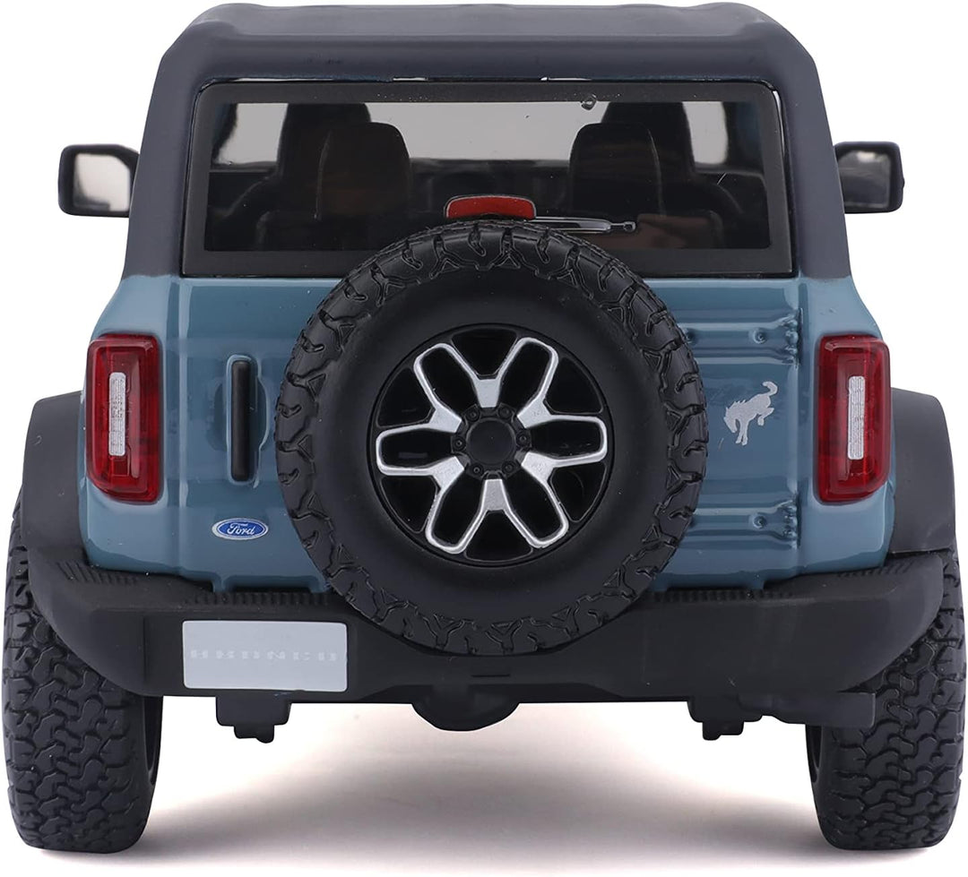 Maisto Ford Bronco Badlands (2020): Modellauto im Massstab 1:24, Türen beweglich, ca. 20 cm, orange