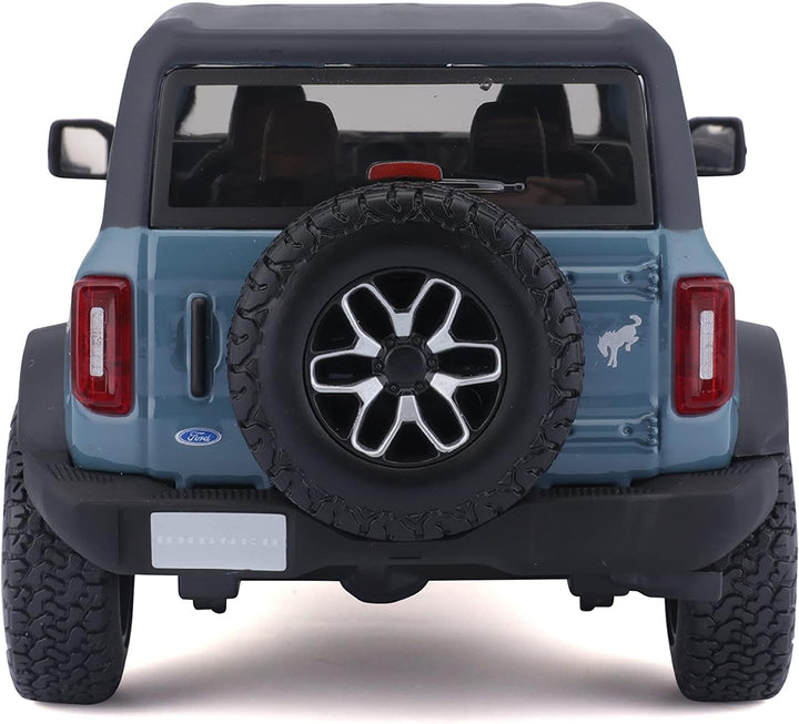 Maisto Ford Bronco Badlands (2020): Modellauto im Massstab 1:24, Türen beweglich, ca. 20 cm, orange