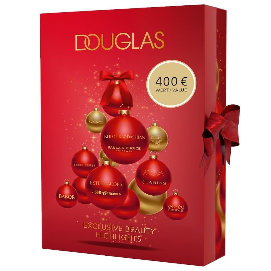 Douglas Adventskalender 2025-400 € Warenwert - PFLEGE, MAKE-UP & DUFT Exclusive Beauty Highlights -